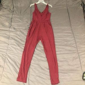 Ambiance Jumpsuit Burgundy
